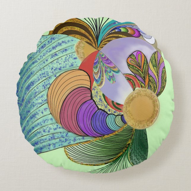 Nothing Round Pillow (Front)