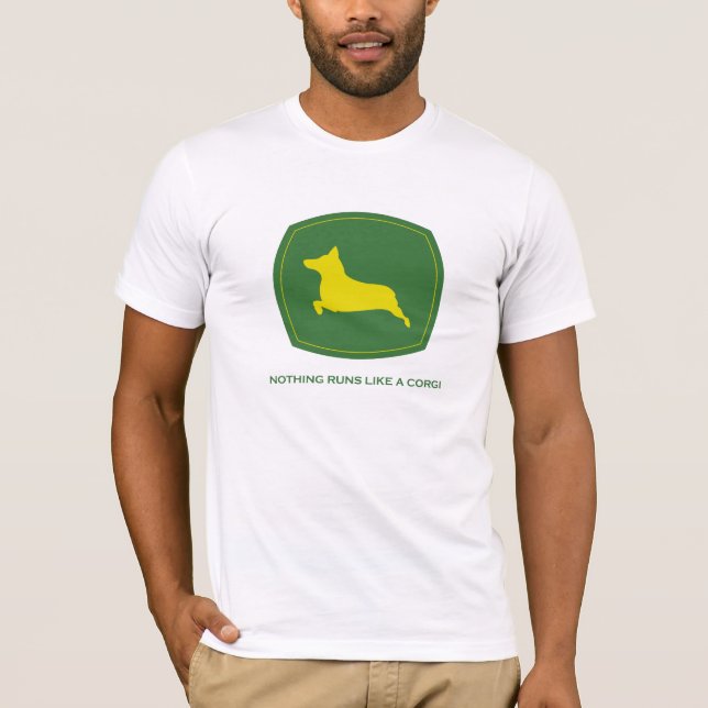 Nothing Runs Like A Corgi Men's T-shirt (Front)