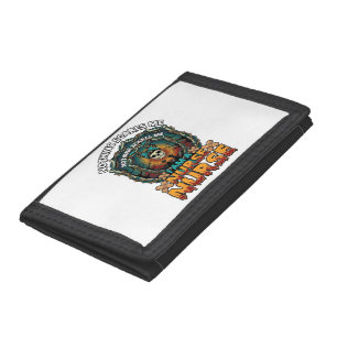 Nothing Scares Me Nurse Halloween Skull Syringe St Tri-fold Wallet