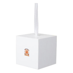 Nothing Scares Me Turkey Mom Halloween Nurse Ghost Cube Ornament
