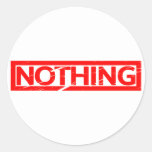 Nothing Stamp Classic Round Sticker