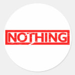 Nothing Stamp Classic Round Sticker