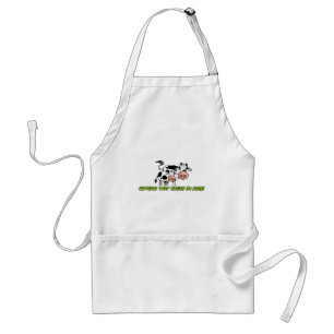 nothing that chews or moos adult apron