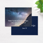Nothing's Impossible with God Inspiration Card (Desk)