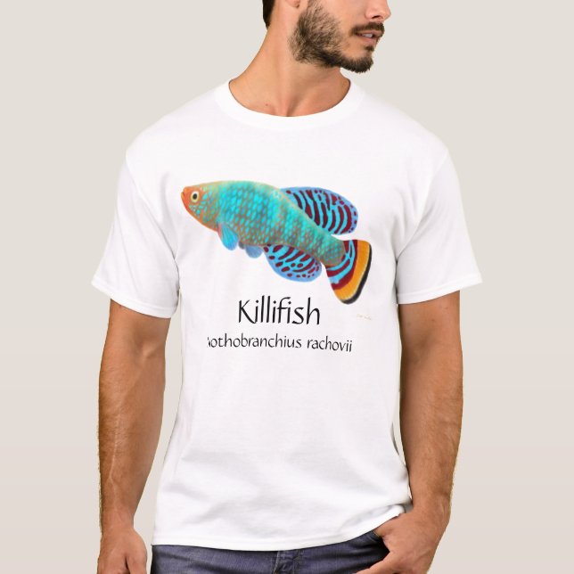 Nothobranchius Rachovii Killifish T-Shirt (Front)