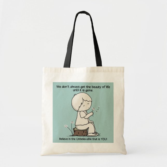 Notice the Beauty of Life Tote Bag (Front)
