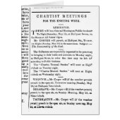 Notices for Chartist Meetings (Front)