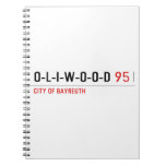 O-L-I-W-O-O-D  Notitieboekjes Notitieboek