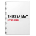 THERESA MAY  Notitieboekjes Notitieboek