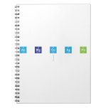 au mg cu ag pb   Notitieboekjes Notitieboek