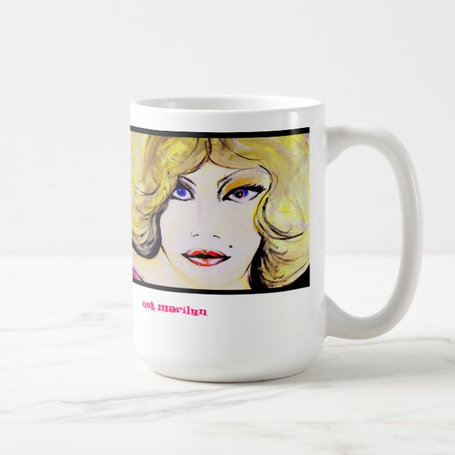 NotMarilyn Coffee, tea, or me! Coffee Mug (Right)