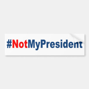 #NotMyPresident Bumper Sticker