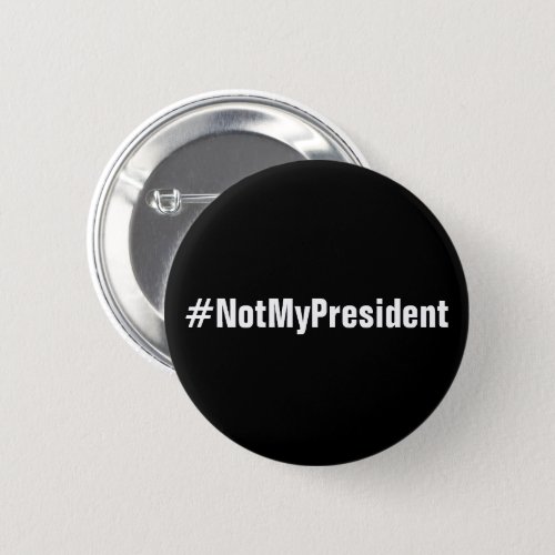 NotMyPresident protest button