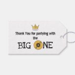 Notorious Big ONE 1st birthday Thank You Gift Tags
