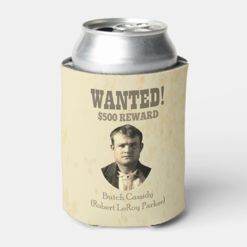 Notorious Butch Cassidy Western Outlaw USA  Can Cooler