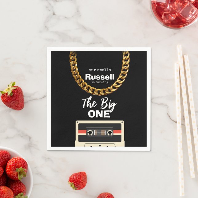 Notorious One 1st Birthday Napkins (Insitu)