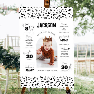 Notorious One Baby Milestone Foam Board