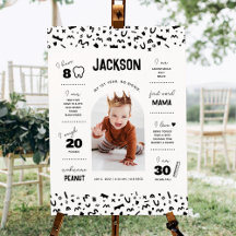 Notorious One Baby Milestone Foam Board