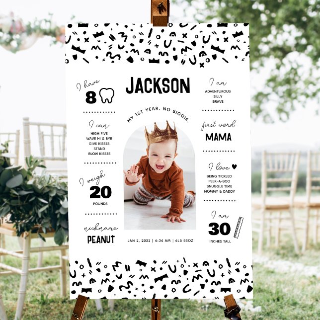 Notorious One Baby Milestone Foam Board (Creator Uploaded)