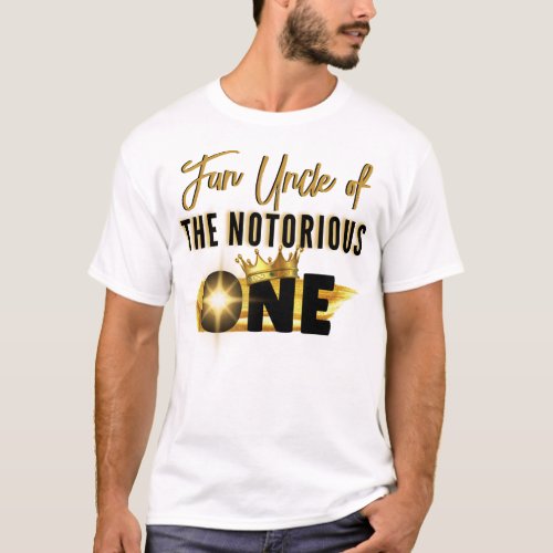 Notorious One Hip Hop 1st Birthday Party Family T_Shirt