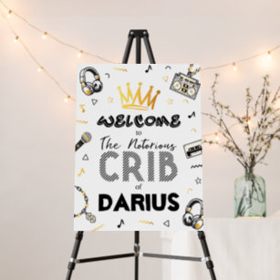 The Notorious One 1st Birthday Party Signs – HiphopBoutiq