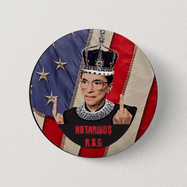 Notorious R.B.G. Button (Front)