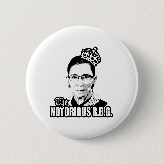 Notorious R.B.G. Button (Front)