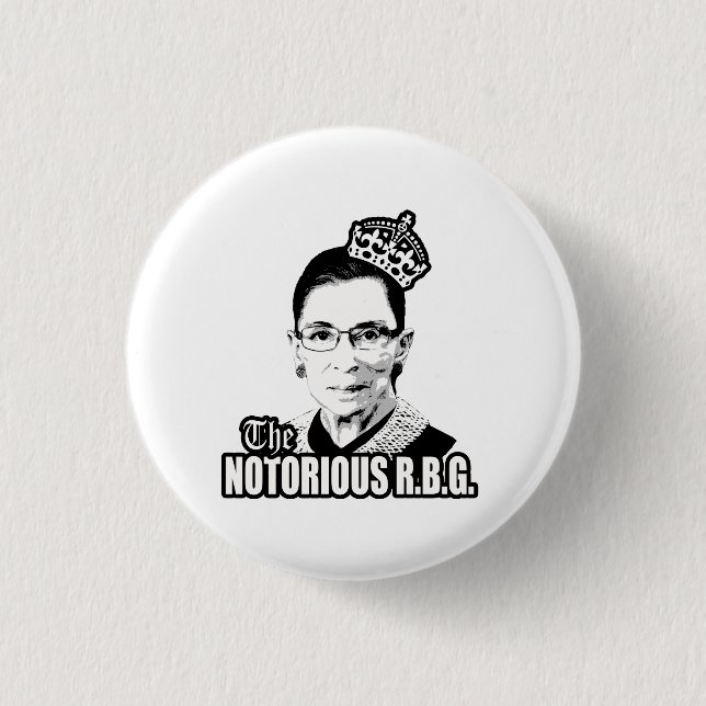 Notorious R.B.G. Button (Front)