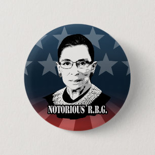 Notorious R.B.G. Pinback Button