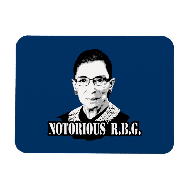 Notorious R.B.G. - Ruth Bader Ginsburg Magnet (Horizontal)