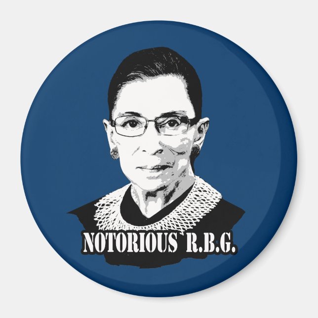 Notorious R.B.G. - Ruth Bader Ginsburg Magnet (Front)