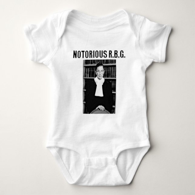 Notorious RBG Baby Bodysuit (Front)