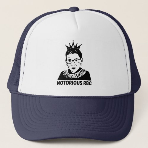 Notorious RBG BLACK _ Ruth Bader Ginsburg Trucker Hat