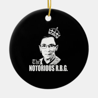 Notorious RBG Ceramic Ornament
