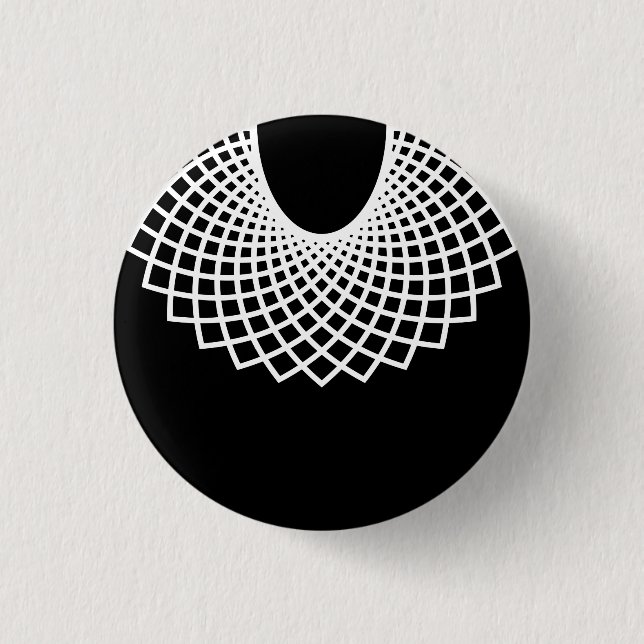 Notorious RBG Collar Button (Front)