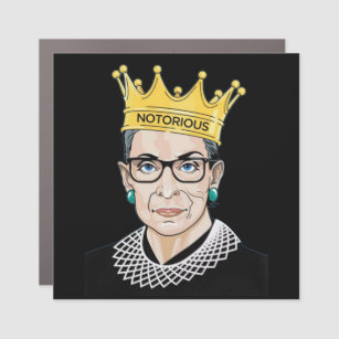 Notorious RBG, Feminist Power, Ruth Bader Ginsburg Car Magnet