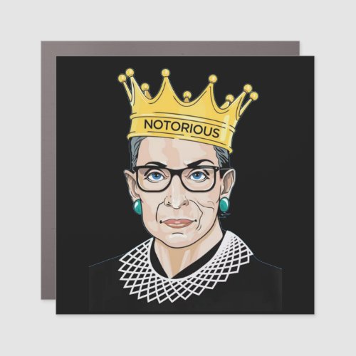 Notorious RBG Feminist Power Ruth Bader Ginsburg Car Magnet