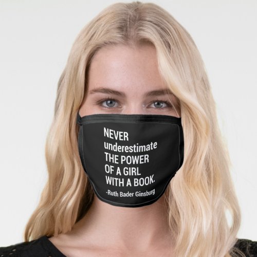 Notorious RBG Gift Ruth Bader Ginsburg Quote Face Mask