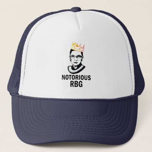 Notorious RBG GOLD _ Ruth Bader Ginsburg Trucker Hat