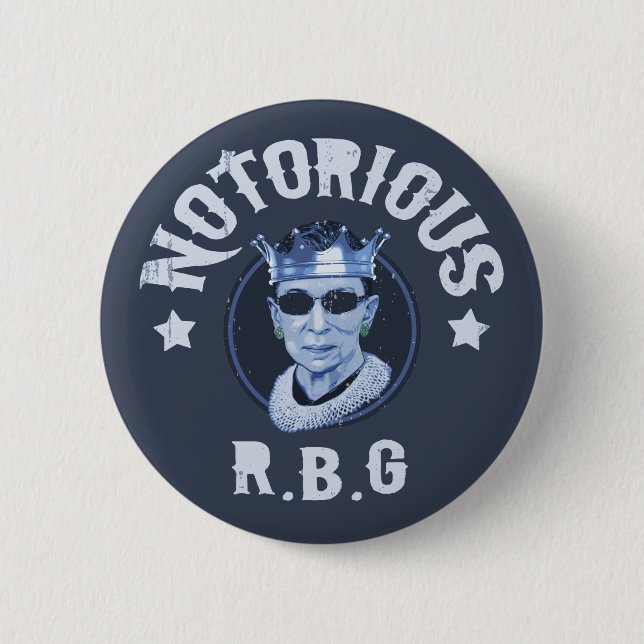 Notorious RBG III Button (Front)