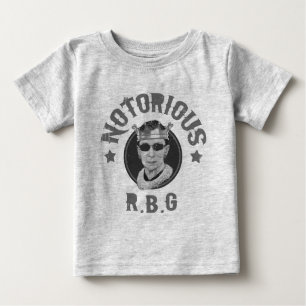 Notorious RBG III -bw Baby T-Shirt