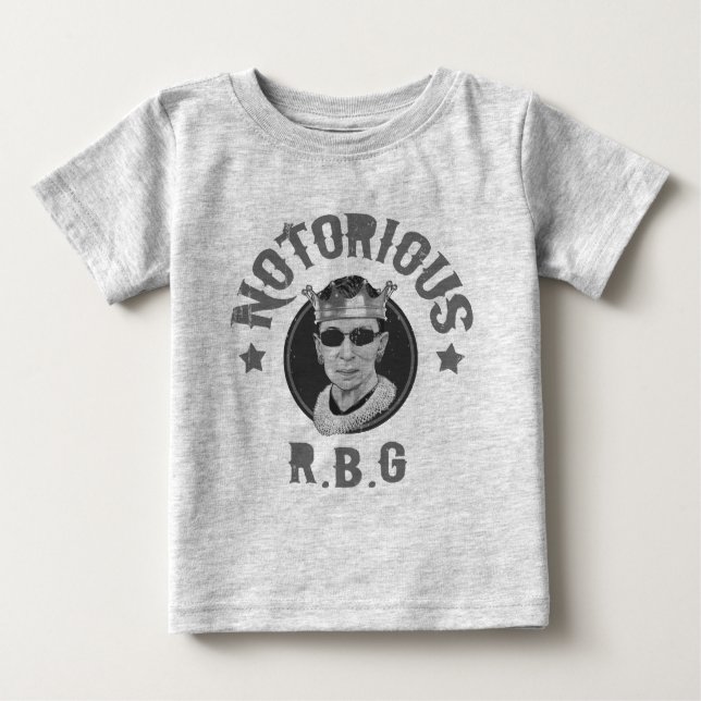 Notorious RBG III -bw Baby T-Shirt (Front)