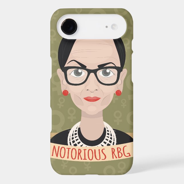 Notorious RBG - iPhone Case (Back)