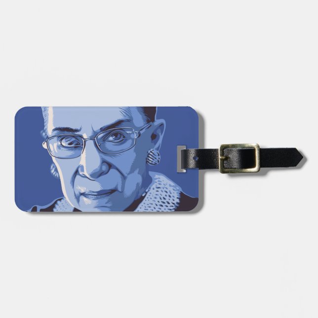 Notorious RBG Luggage Tag (Front Horizontal)