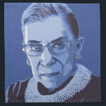 Notorious RBG Napkin<br><div class="desc">Ruth Bader Ginsburg in blue, with, "I dissent" at the top and, "Notorious RBG" caption. T-shirts, sweats, buttons, posters, novelty gift items.</div>