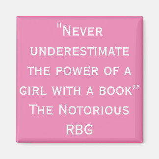 Notorious RBG Never Underestimate Magnet