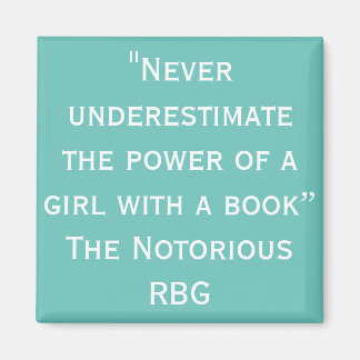 Notorious RBG Never Underestimate Magnet