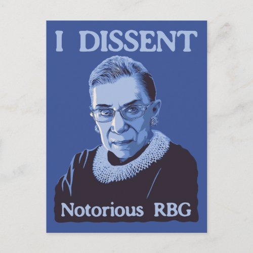 Notorious RBG Postcard
