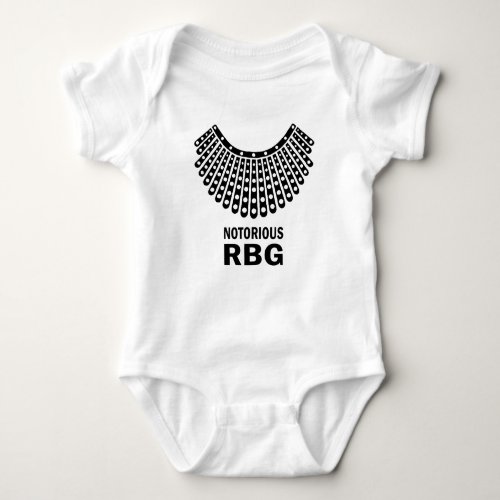 Notorious RBG _ Ruth Bader Ginsburg Baby Bodysuit