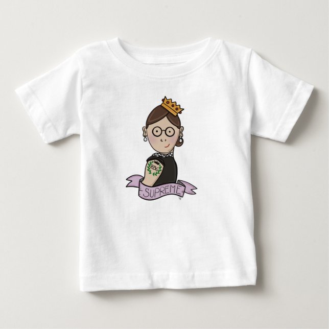 Notorious RBG, Ruth Bader Ginsburg Baby T-Shirt (Front)